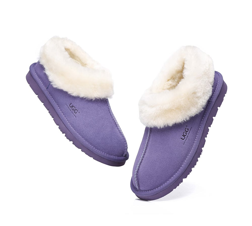 AUSTRALIAN SHEPHERD? UGG Slippers Sheepskin Wool Ankle Homey