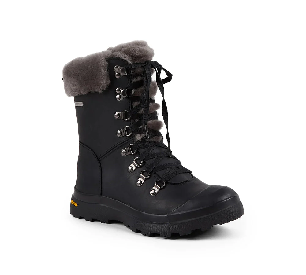 EMU? UGG Boots Australian Made Sheepskin Lined Waterproof Hiking Buller