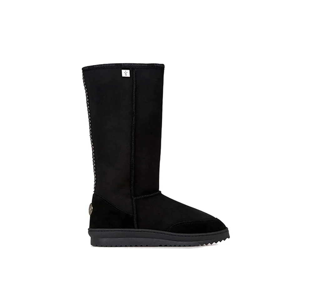 EMU? UGG Boots Australian Made Sheepskin Wool Tall Platinum Outback Hi