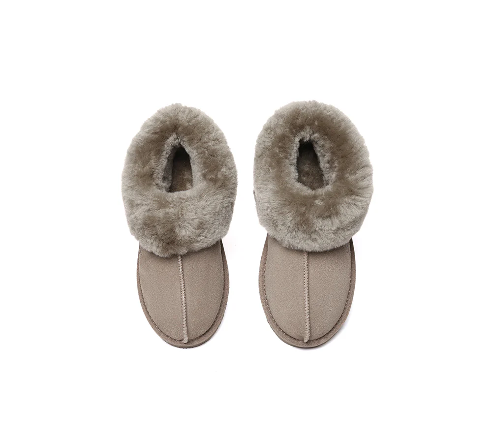 AUSTRALIAN SHEPHERD? UGG Slippers Sheepskin Wool Ankle Homey Special
