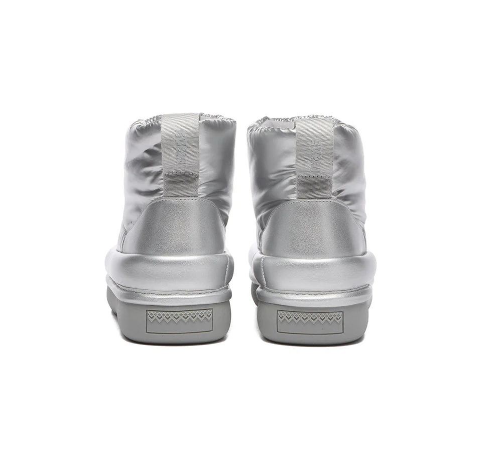 EVERAU? UGG Boots Women Sheepskin Wool Waterproof Ankle Dobra