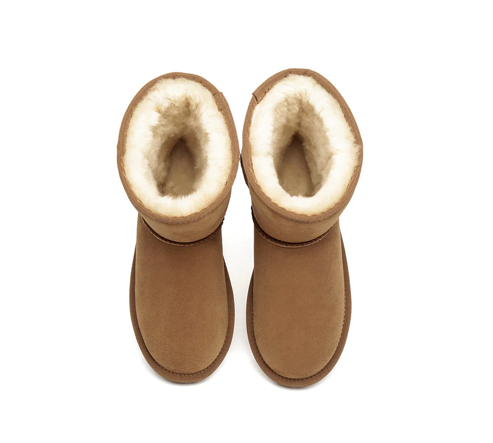 EVERAU? UGG Boots Premium Australian Sheepskin Wool Short Classic
