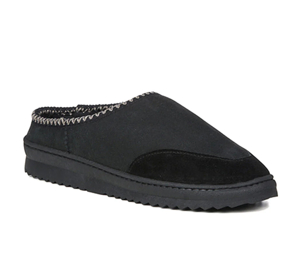 EMU? UGG Slippers Australian Made Sheepskin Wool Scuff Platinum Outback