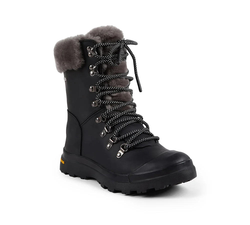 EMU? UGG Boots Australian Made Sheepskin Lined Waterproof Hiking Buller