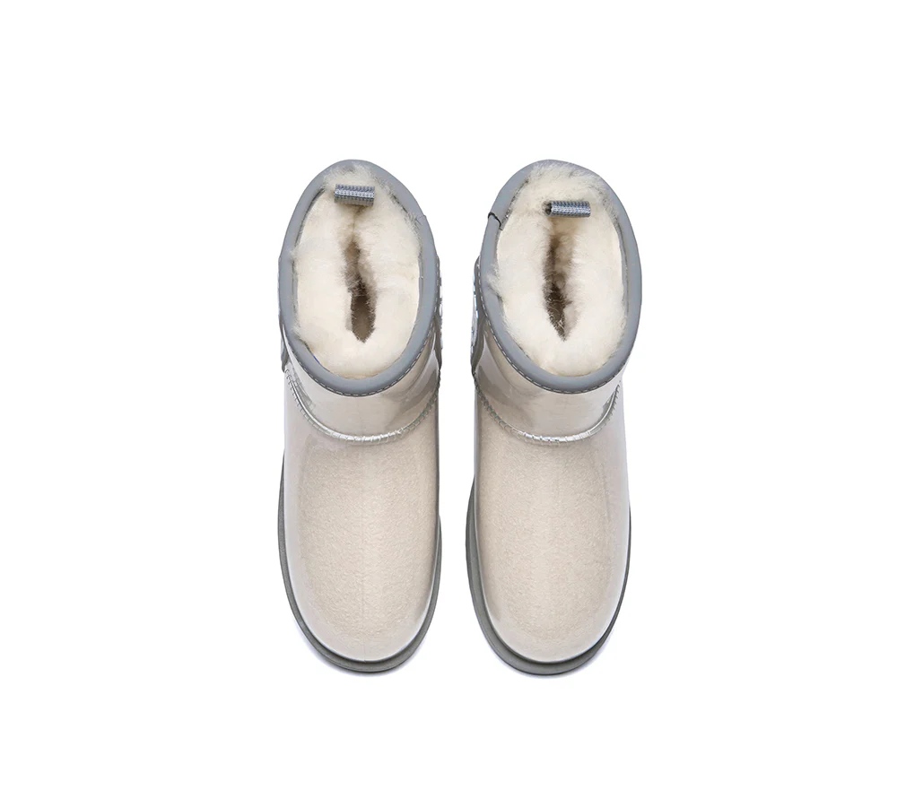 AUSTRALIAN SHEPHERD? UGG Boots Women Clear Waterproof Shearling Coated Classic