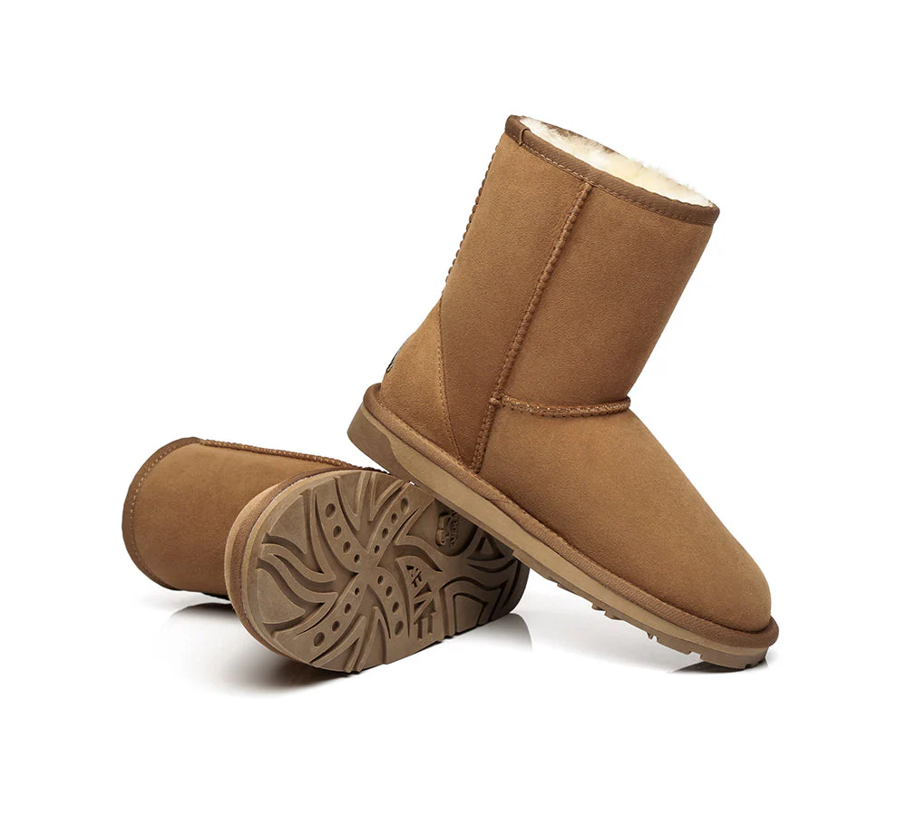 EVERAU? UGG Boots Premium Australian Sheepskin Wool Short Classic