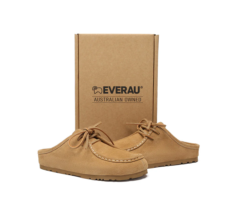 EVERAU? Slippers Suede Casual Slip On Yancy