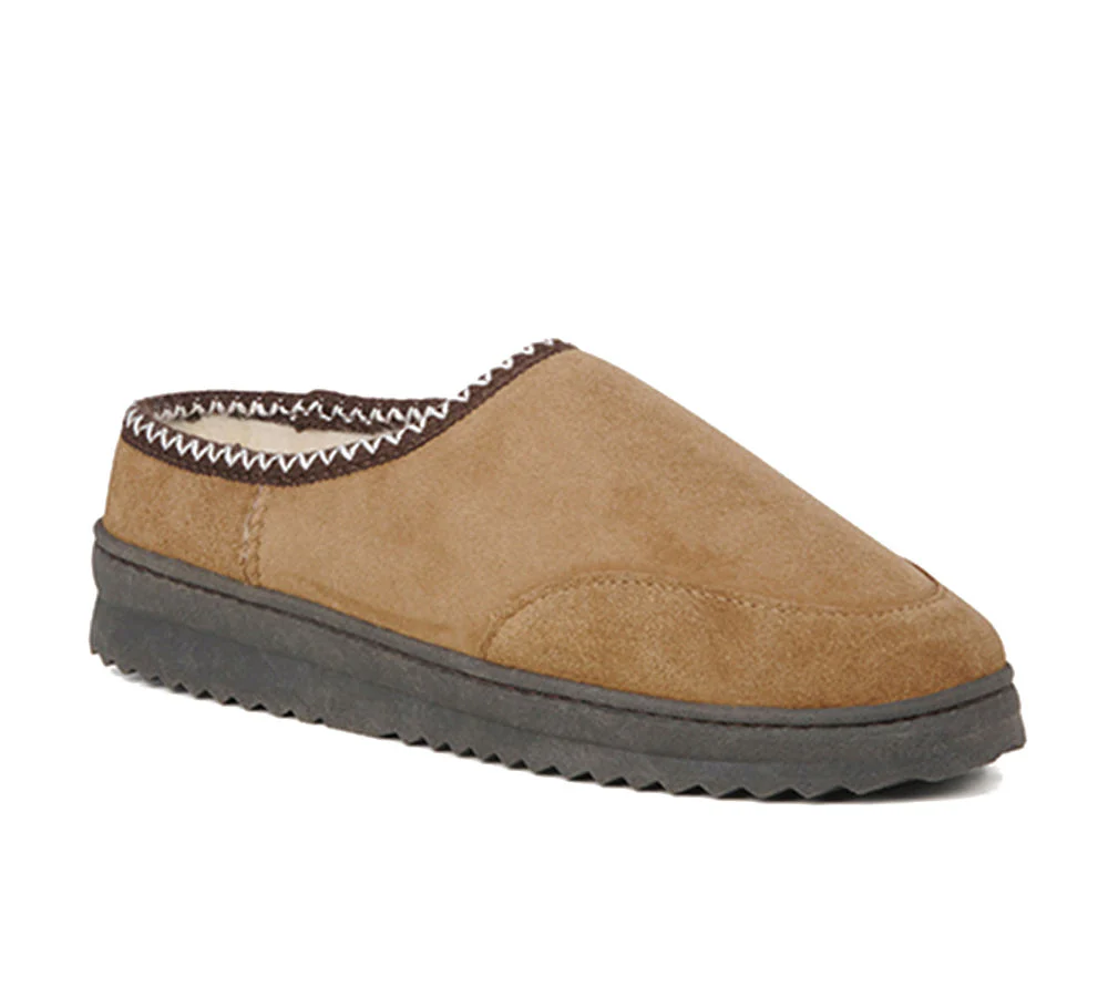 EMU? UGG Slippers Australian Made Sheepskin Wool Scuff Platinum Outback