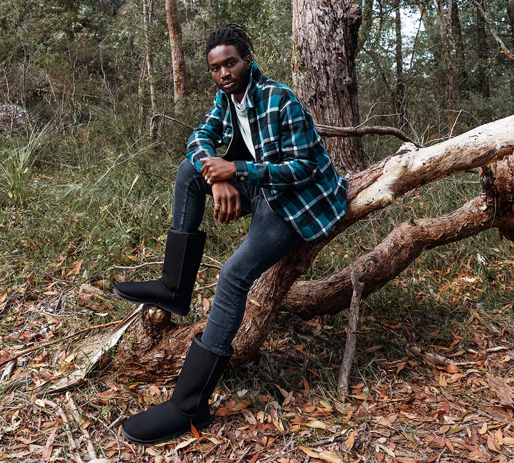 AUSTRALIAN SHEPHERD? UGG Boots Double Face Sheepskin Wool Tall Classic