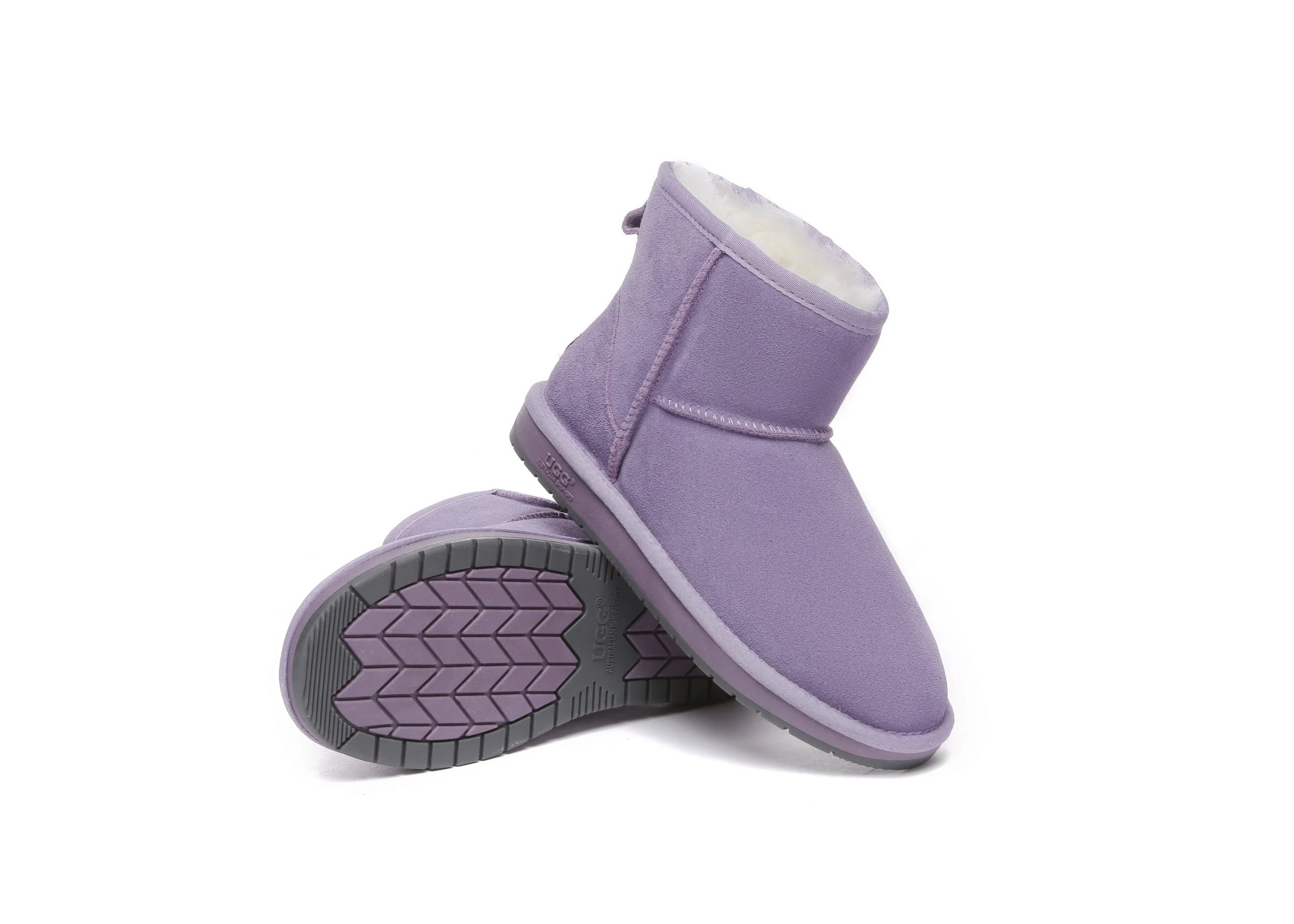 AUSTRALIAN SHEPHERD? UGG Boots Sheepskin Wool Mini Classic Suede Special Colour