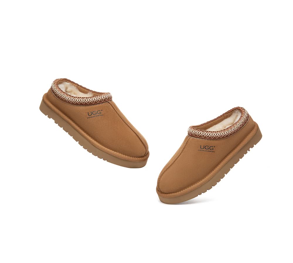 AUSTRALIAN SHEPHERD? UGG Slippers Sheepskin Wool Ankle Tazzy Tay