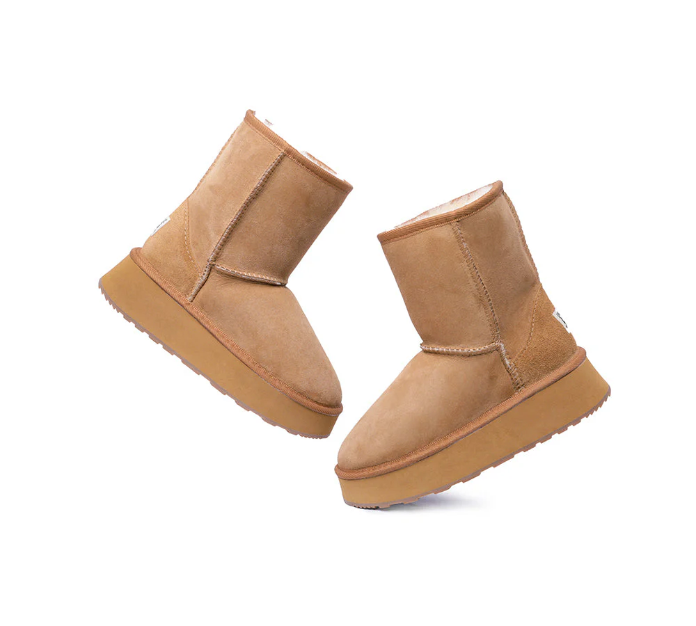 Urban UGG? UGG Boots Australian Made Sheepskin Wool Short Platform