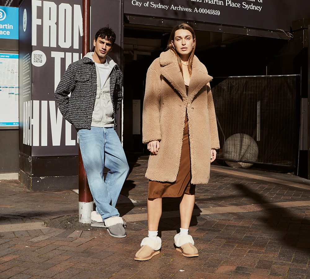 AUSTRALIAN SHEPHERD? UGG Slippers Sheepskin Wool Ankle Homey