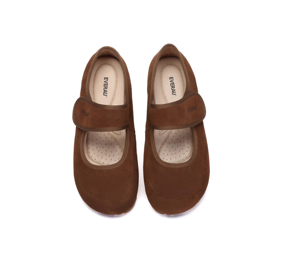 EVERAU? Women Slippers Adjustable Strap Mary Jane Malia