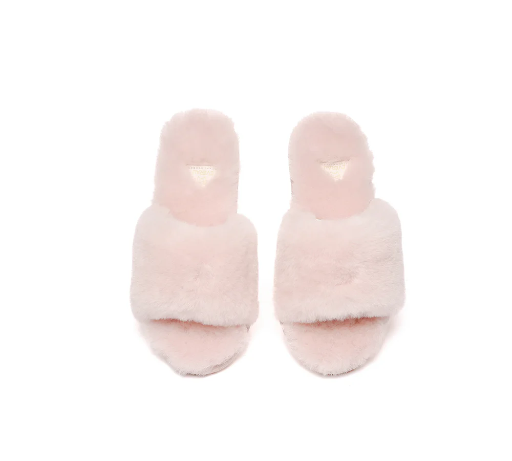 EVERAU? UGG Women Fluffy Slides Nala