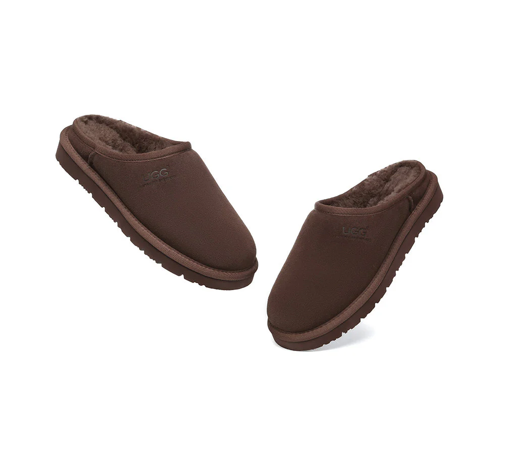 AUSTRALIAN SHEPHERD? UGG Slippers Sheepskin Wool Minimalist Classic Nano