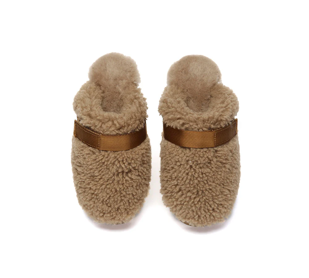 AUSTRALIAN SHEPHERD? UGG Slippers Sheepskin Wool Slingback Nozet