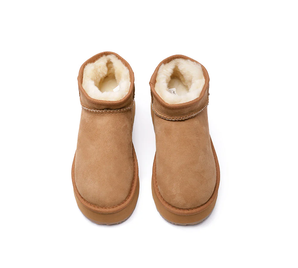 Urban UGG? UGG Boots Australian Made Sheepskin Wool Ankle Ultra Mini Platform