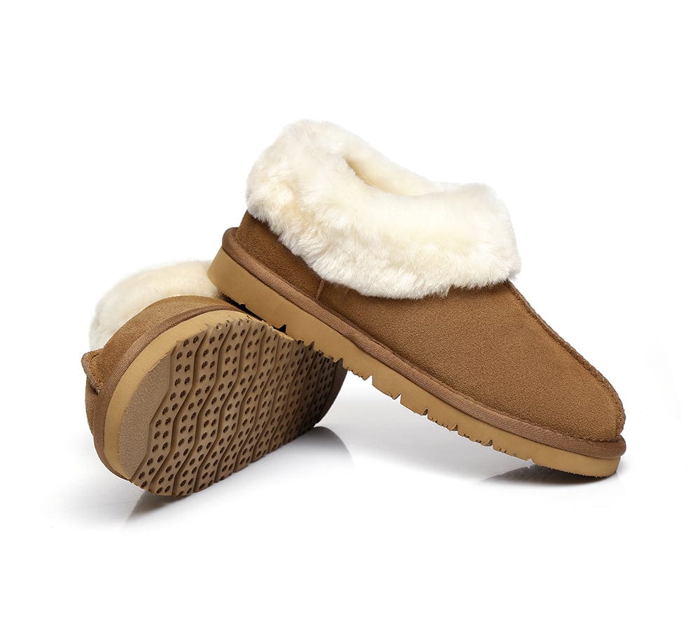 AUSTRALIAN SHEPHERD? UGG Slippers Sheepskin Wool Ankle Homey