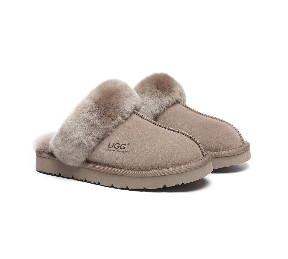 AUSTRALIAN SHEPHERD? UGG Slippers Premium Sheepskin Wool Muffin Special