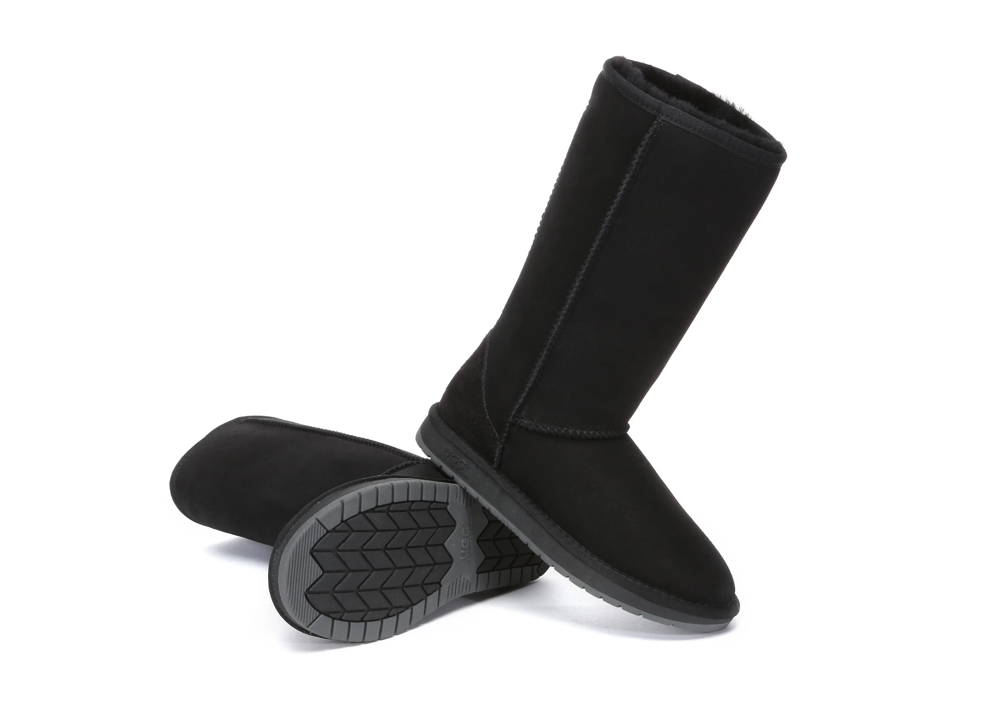 AUSTRALIAN SHEPHERD? UGG Boots Double Face Sheepskin Wool Tall Classic