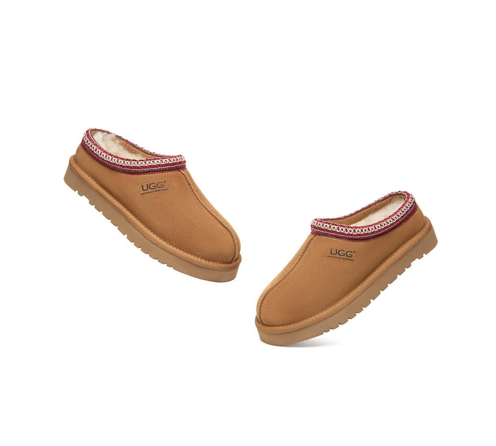 AUSTRALIAN SHEPHERD? UGG Slippers Sheepskin Wool Ankle Tazzy Tay