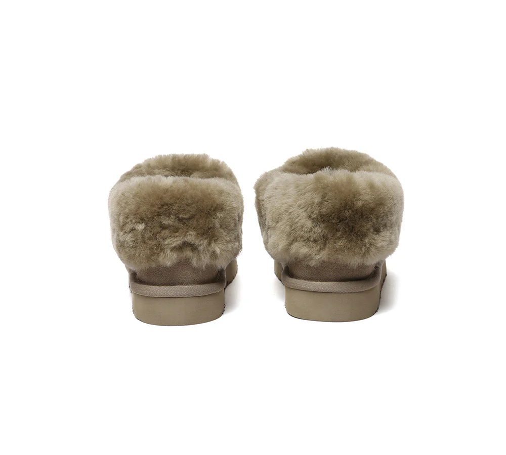 AUSTRALIAN SHEPHERD? UGG Slippers Sheepskin Wool Ankle Homey Special