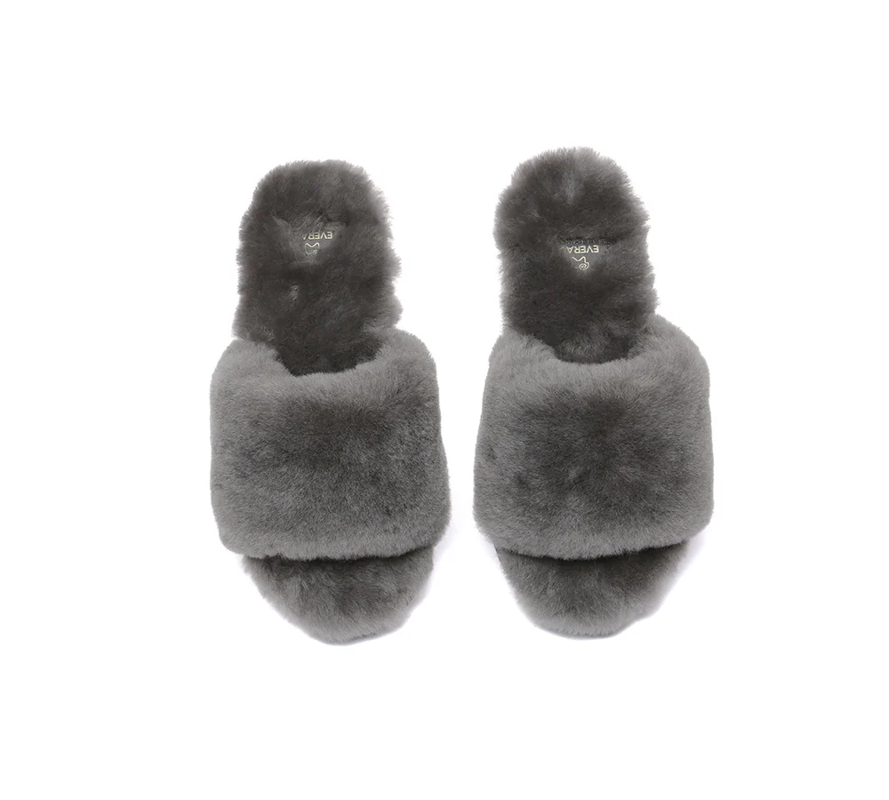 EVERAU? UGG Women Fluffy Slides Nala