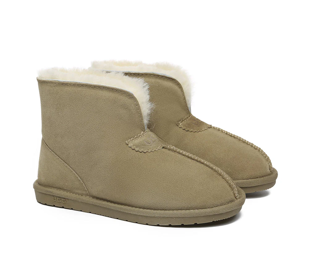 AUSTRALIAN SHEPHERD? UGG Slippers Sheepskin Wool Ankle Parker