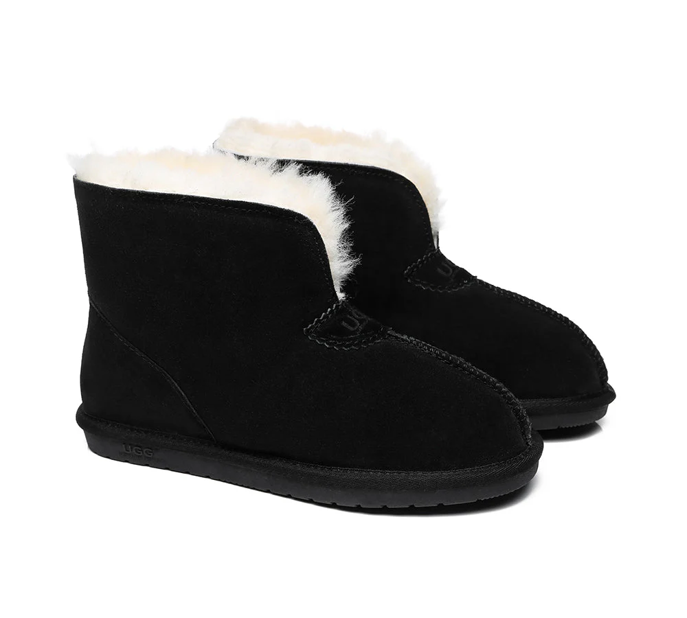 AUSTRALIAN SHEPHERD? UGG Slippers Sheepskin Wool Ankle Parker