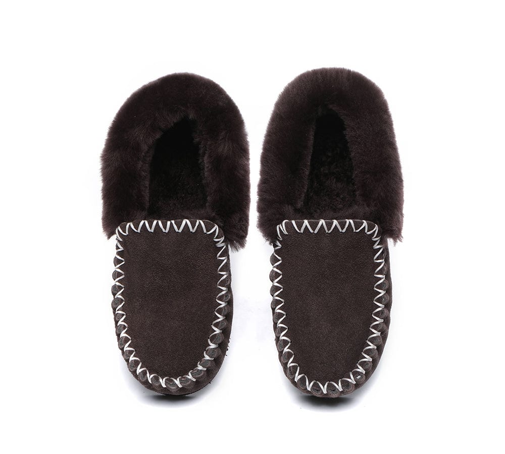 AUSTRALIAN SHEPHERD? UGG Slippers Sheepskin Wool Ankle Popo Moccasins