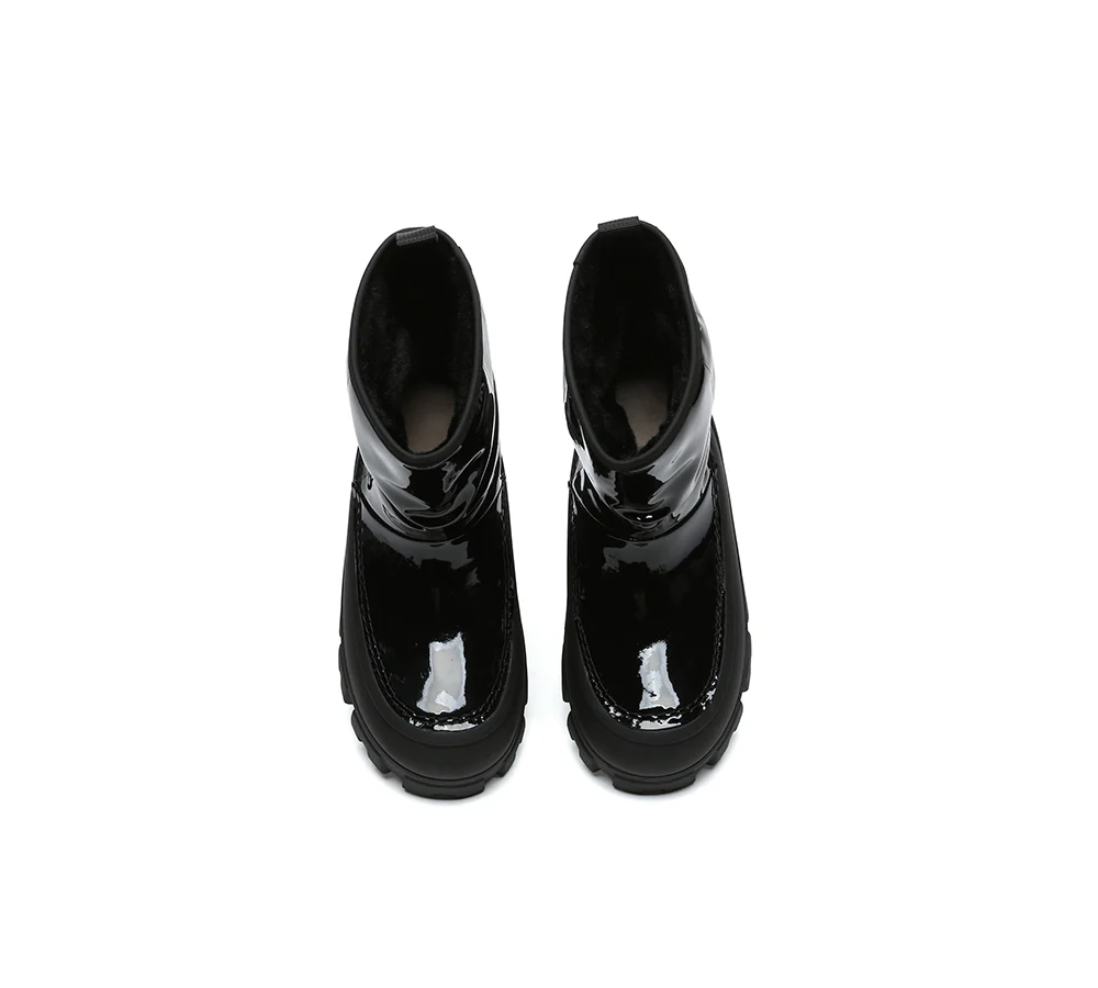 AUSTRALIAN SHEPHERD? UGG Boots Women Sheepskin Wool Waterproof Chunky Wren