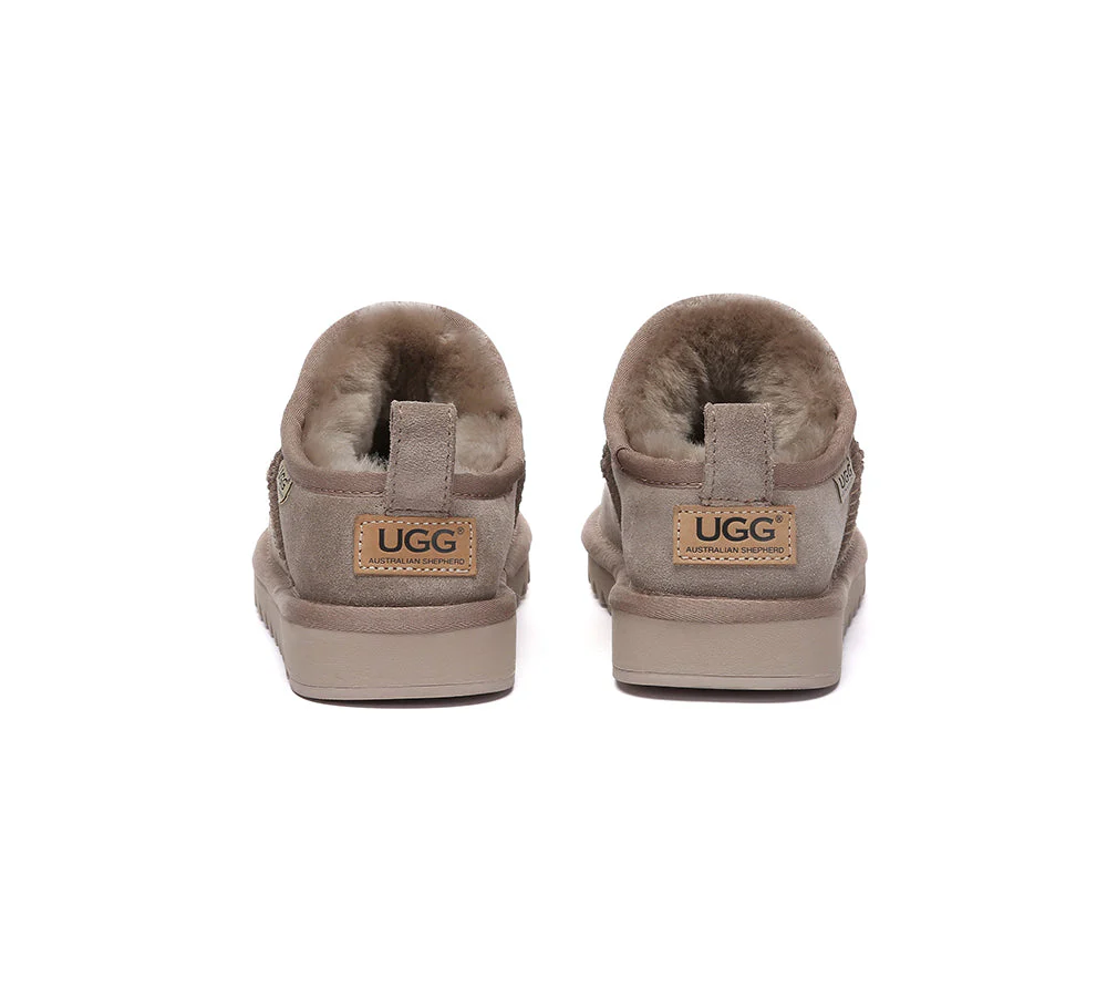 AUSTRALIAN SHEPHERD? UGG Boots Sheepskin Wool Low Cut Ankle Mini Classic Nano