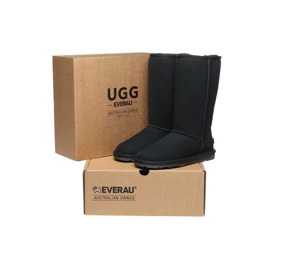UGG EVERAU? UGG Boots Double Faced Sheepskin Wool Tall Classic