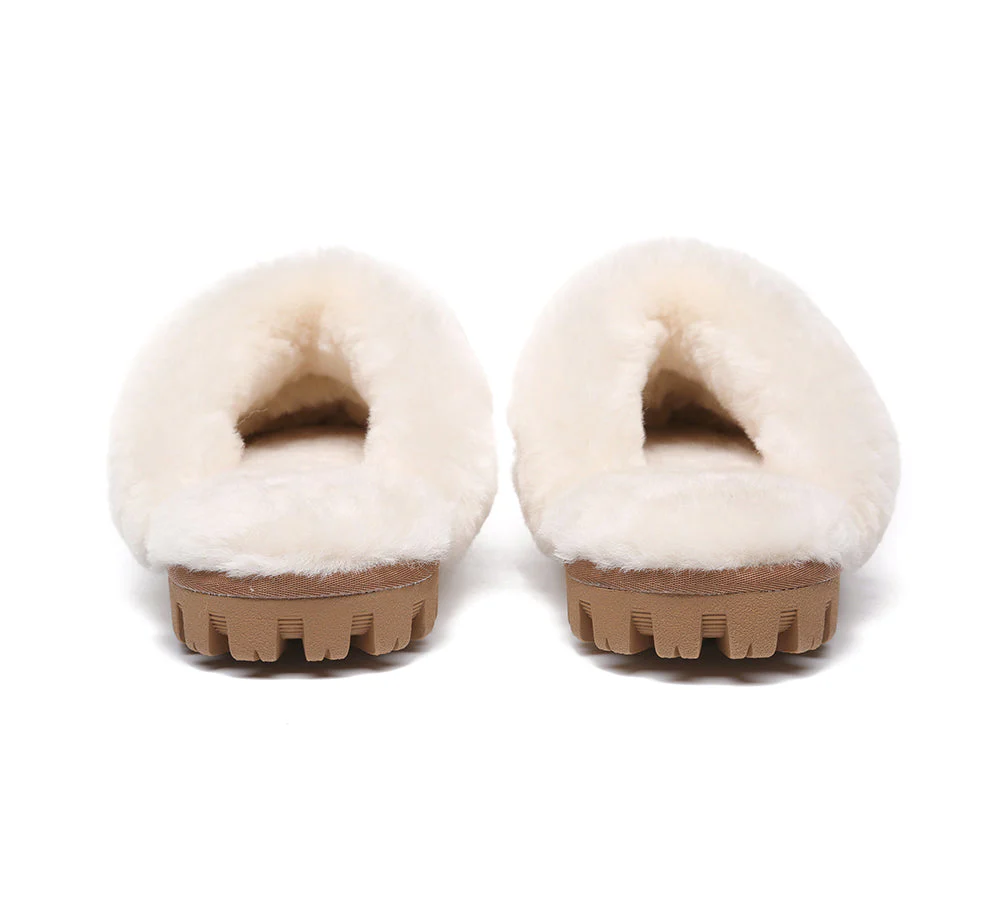 AUSTRALIAN SHEPHERD? UGG Slippers Double Faced Sheepskin Wool Suzie Scuff