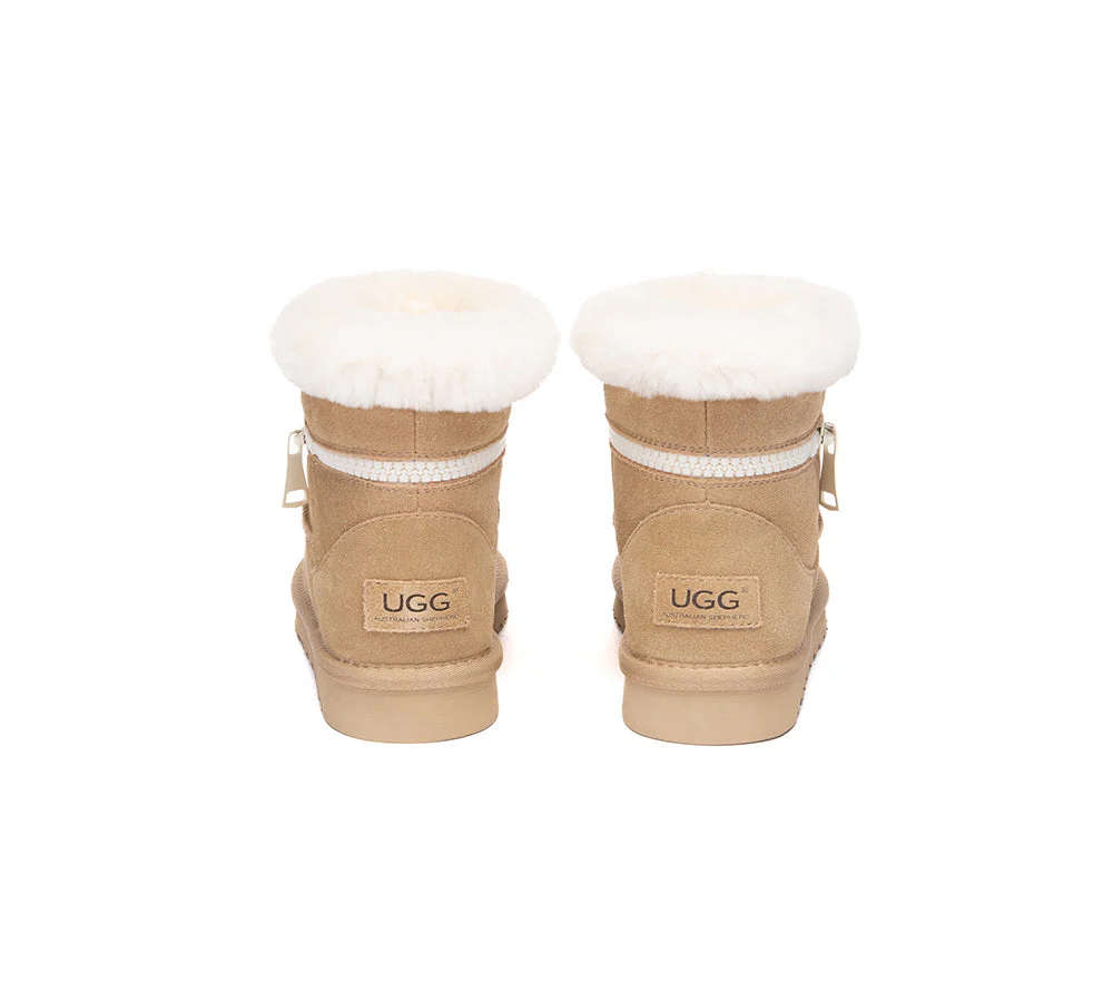 AUSTRALIAN SHEPHERD? UGG Boots Sheepskin Wool Shearling Ankle Lienn