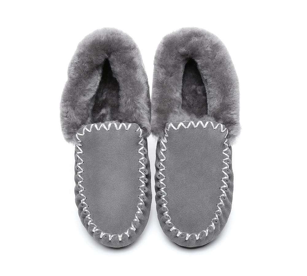 AUSTRALIAN SHEPHERD? UGG Slippers Sheepskin Wool Ankle Popo Moccasins