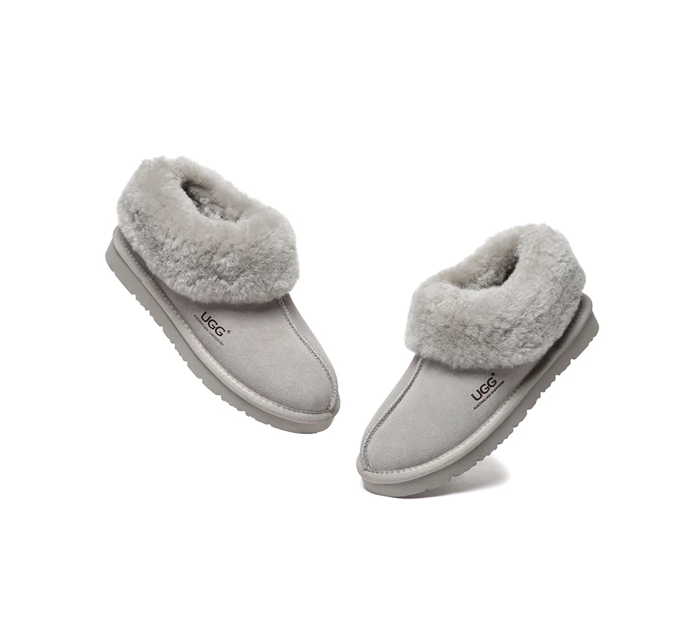 AUSTRALIAN SHEPHERD? UGG Slippers Sheepskin Wool Ankle Homey Special