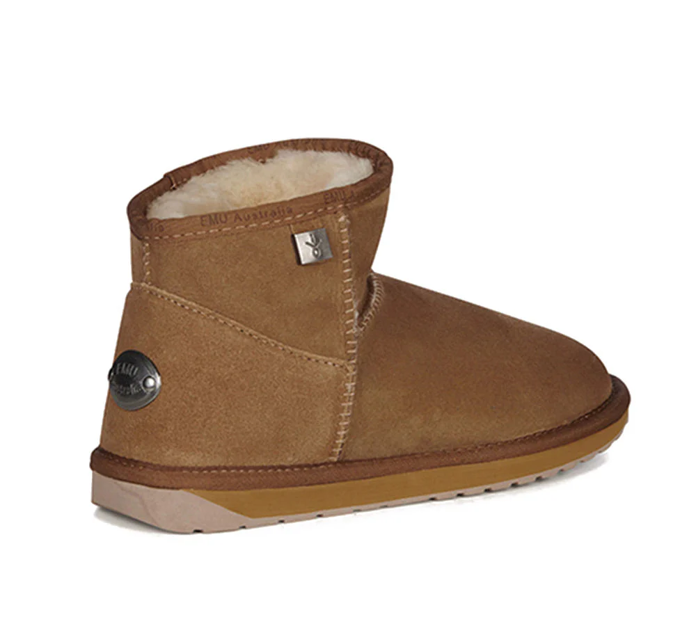 EMU? UGG Boots Australian Made Sheepskin Wool Platinum Slim Darling