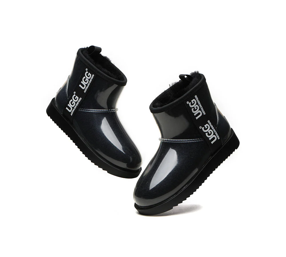 AUSTRALIAN SHEPHERD? UGG Boots Women Clear Waterproof Shearling Coated Classic