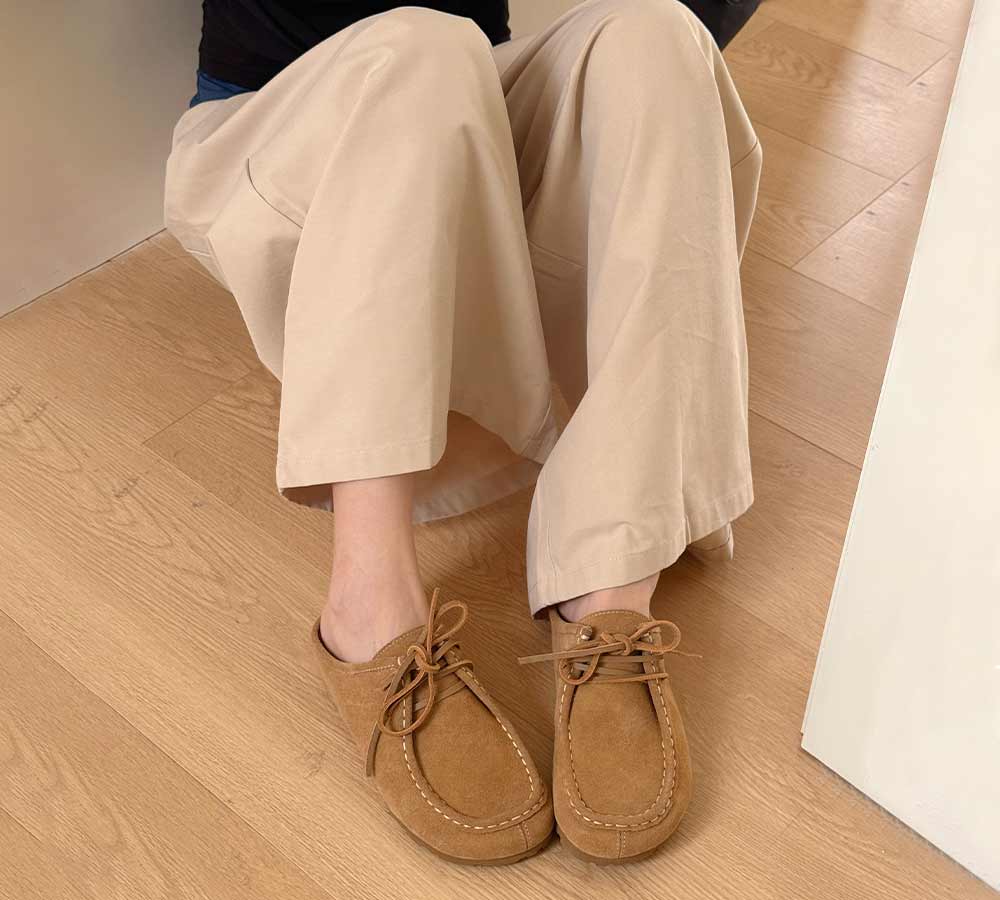 EVERAU? Slippers Suede Casual Slip On Yancy