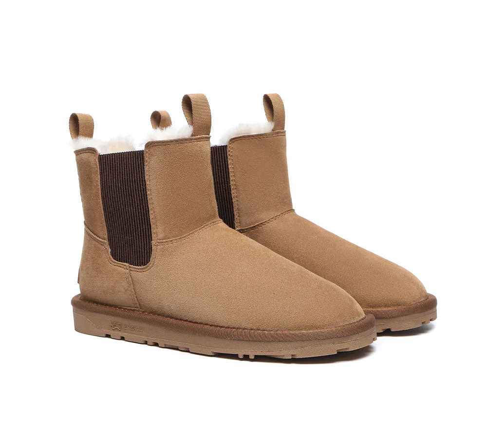 EVERAU? UGG Boots Women Sheepskin Wool Mini Guildford