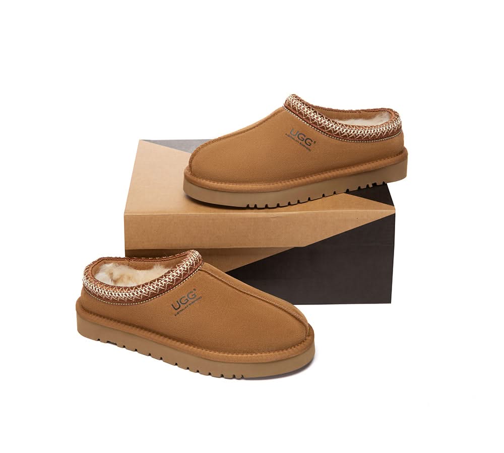 AUSTRALIAN SHEPHERD? UGG Slippers Sheepskin Wool Ankle Tazzy Tay