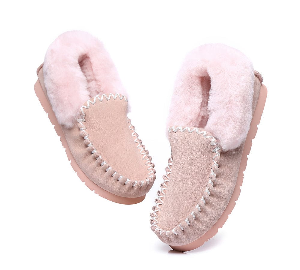 AUSTRALIAN SHEPHERD? UGG Slippers Sheepskin Wool Ankle Popo Moccasins