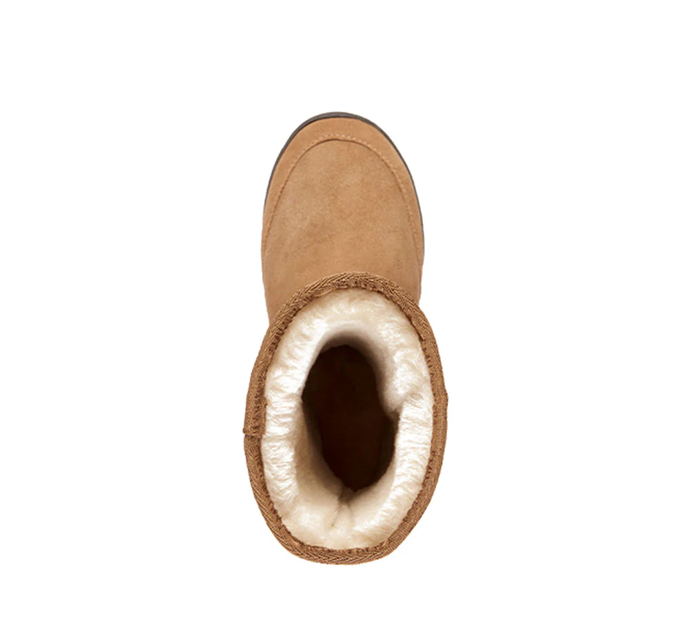 EMU? UGG Boots Australian Made Sheepskin Wool Short Platinum Outback Lo