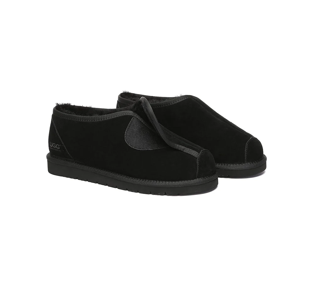 AUSTRALIAN SHEPHERD? UGG Slippers Sheepskin Wool Adjustable Tristen