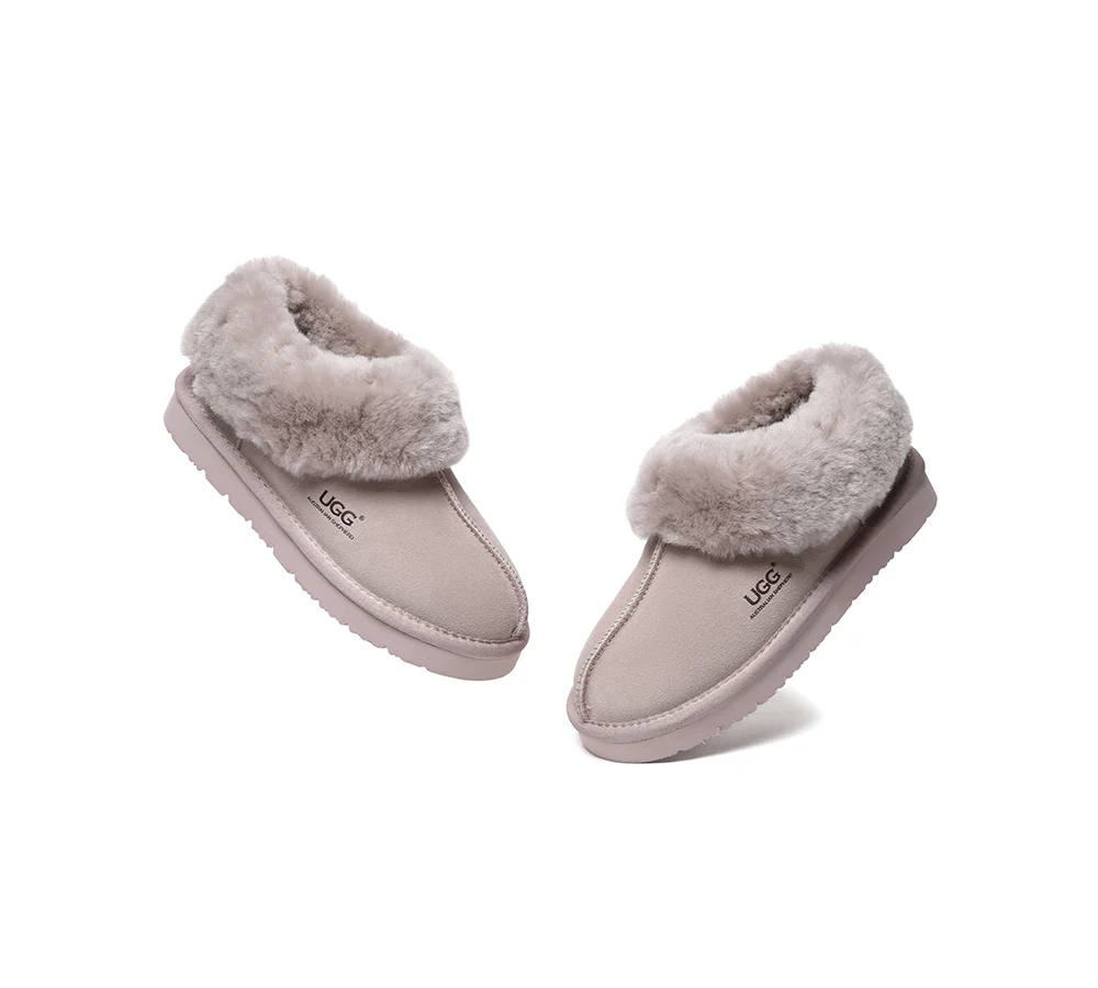 AUSTRALIAN SHEPHERD? UGG Slippers Sheepskin Wool Ankle Homey Special