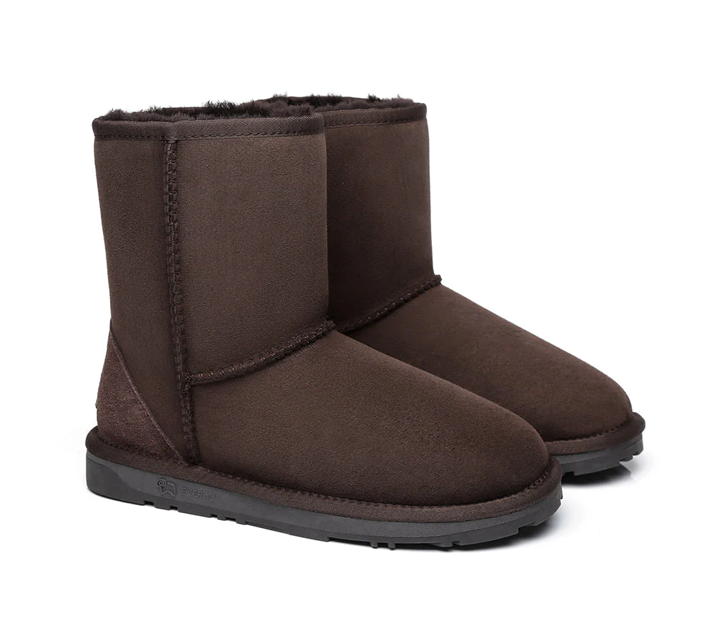 EVERAU? UGG Boots Premium Australian Sheepskin Wool Short Classic