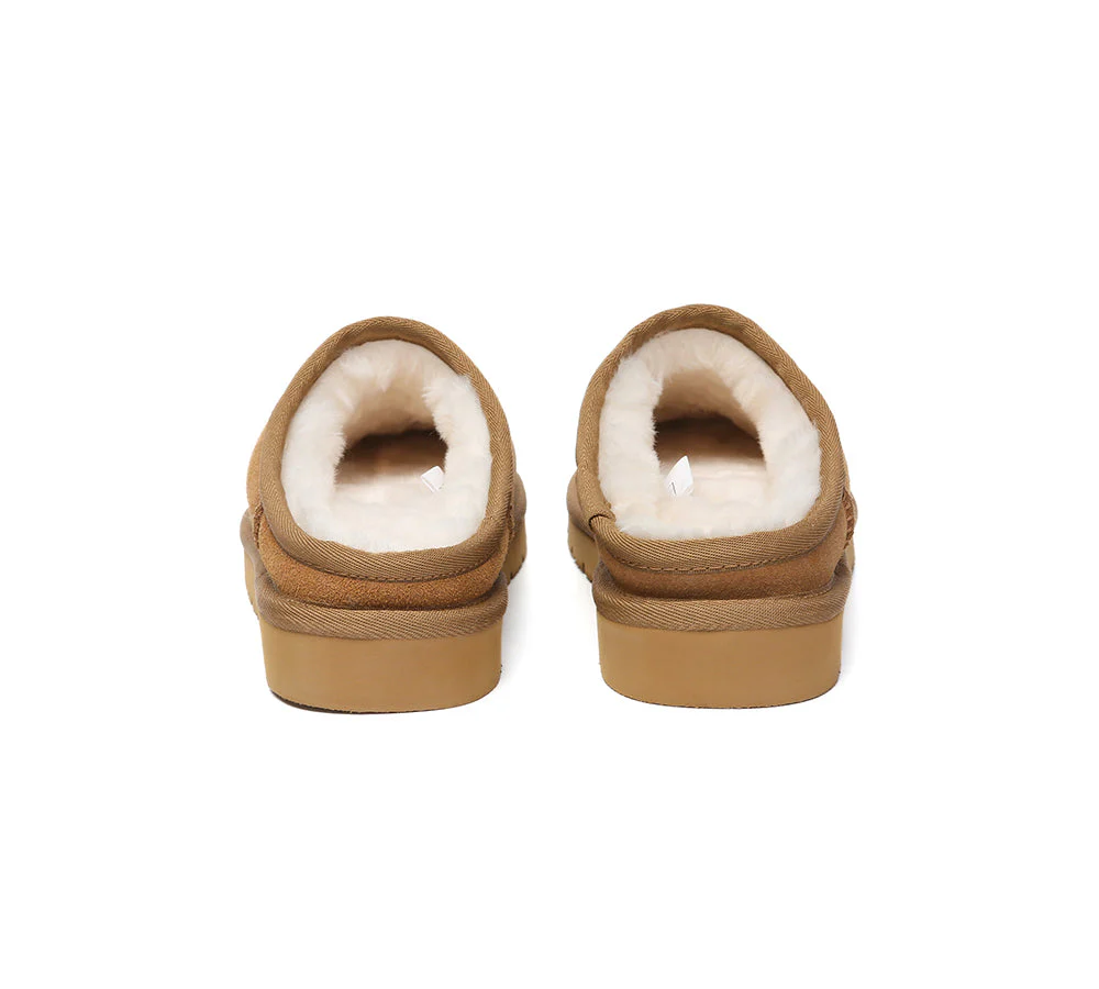 AUSTRALIAN SHEPHERD? UGG Slippers Sheepskin Wool Minimalist Classic Nano