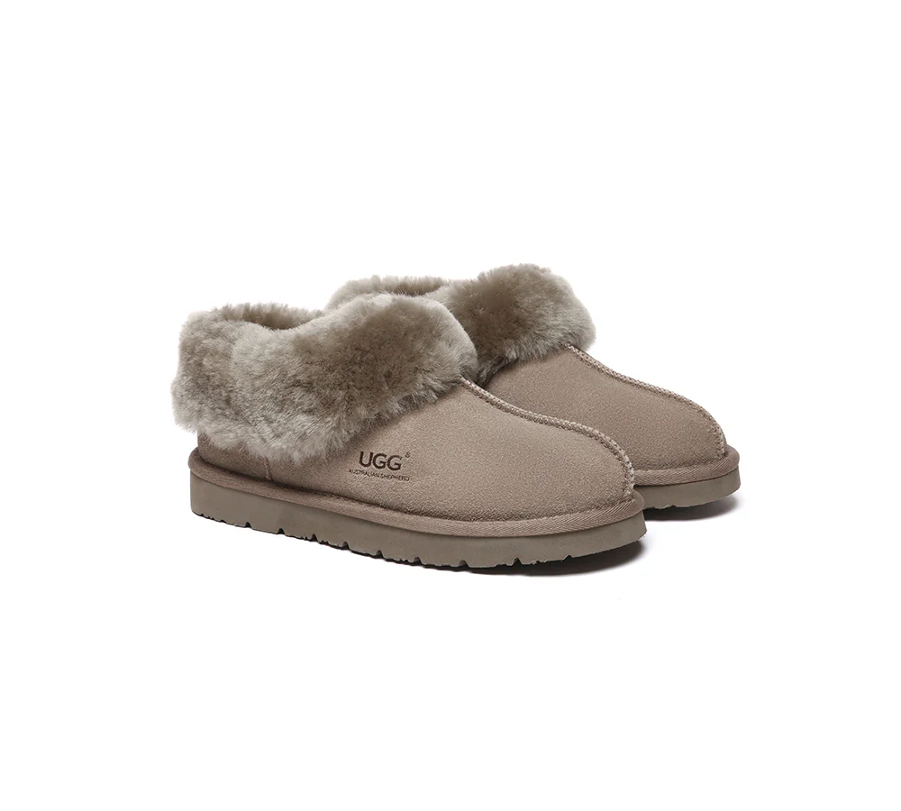 AUSTRALIAN SHEPHERD? UGG Slippers Sheepskin Wool Ankle Homey Special